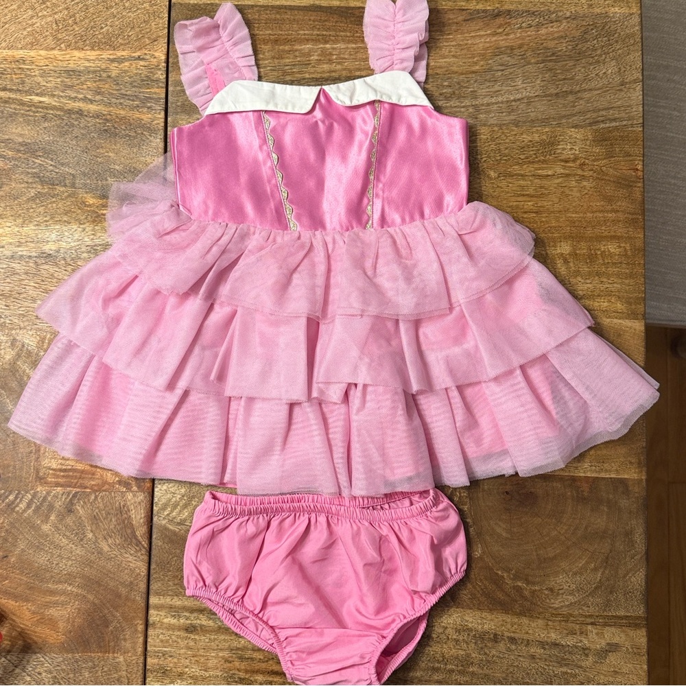 Janie and Jack Pink aurora pink dress